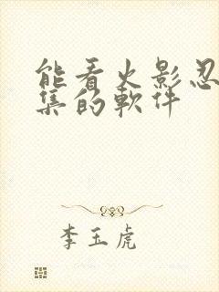 能看火影忍者全集的软件