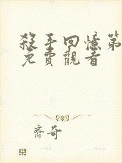 杀手回忆第一季免费观看封面