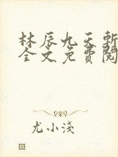 林辰九天斩神诀全文免费阅读笔趣阁