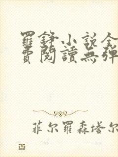 罗铮小说全文免费阅读无弹窗