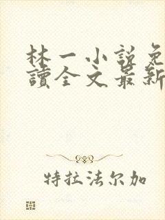 林一小说免费阅读全文最新章节