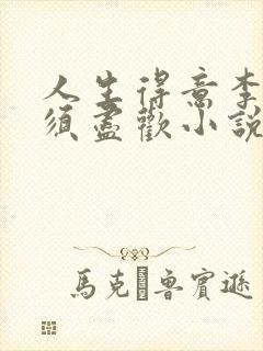 人生得意李尽欢须尽欢小说封面