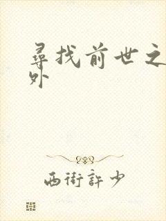寻找前世之旅番外