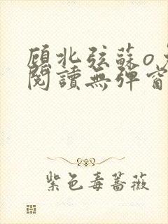 顾北弦苏o免费阅读无弹窗笔趣阁