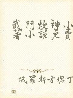 武门炊神小说原著小说免费阅读封面