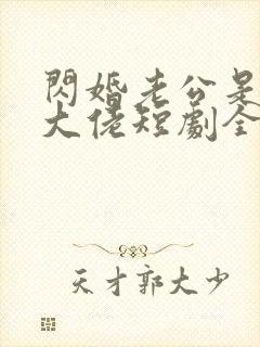 闪婚老公是豪门大佬短剧全集