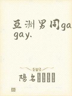 亚洲男同gay gay.封面