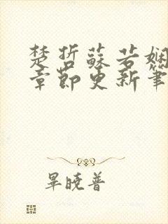 楚哲苏若娴最新章节更新笔趣阁