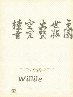 横空出世免费观看完整版国语高清在线封面