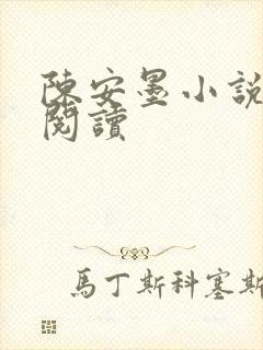 陈安墨小说免费阅读封面