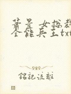 萧晨 女总裁的全能兵王txt