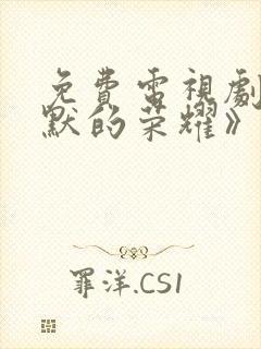 免费电视剧《沉默的荣耀》