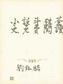 小说斗破苍穹全文免费阅读笔趣阁