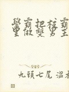 学霸把校霸往死里做双男主车