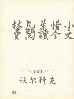 林凡叶惜小说免费阅读全文最新章节笔趣阁