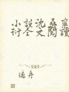 小说沈桑宁裴如衍全文阅读封面