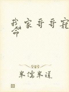 我家哥哥宠妹如命