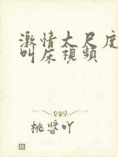 激情大尺度做爰叫床视频