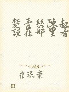 楚青丝陈叔的小说在哪里看