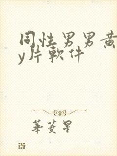 同性男男黄gay片软件封面