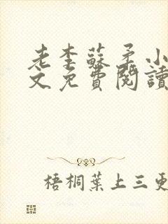 老李苏柔小说全文免费阅读