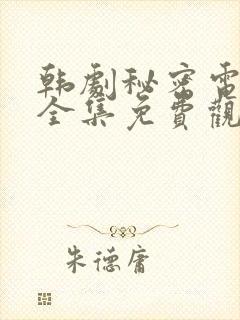 韩剧秘密电视剧全集免费观看高清在线