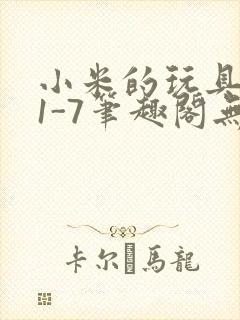 小米的玩具日记1-7笔趣阁无广告