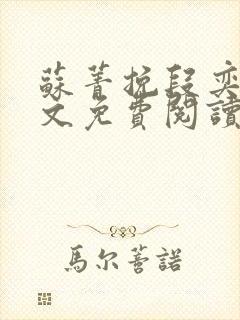 苏菁挽段奕洲全文免费阅读笔趣阁封面