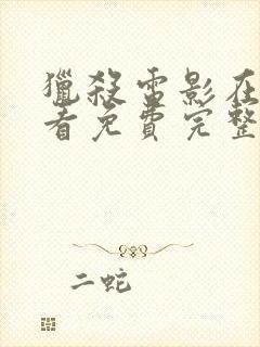 猎杀电影在线观看免费完整版国语