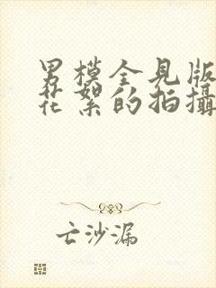 男模全见版拍摄花絮的拍摄背景与风