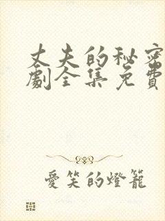 丈夫的秘密电视剧全集免费观看