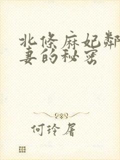 北条麻妃邻居人妻的秘密封面