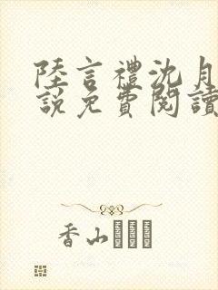 陆言礼沈月慈小说免费阅读最新章节