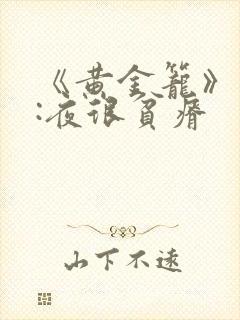 《黄金笼》作者:夜很贫瘠