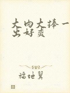 大肉大捧一进一出好爽