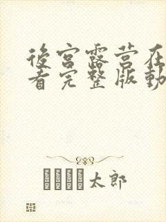 后宫露营在线观看完整版动漫普通话封面