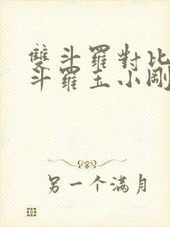 双斗罗对比龙神斗罗玉小刚免费