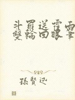 斗罗送霍雨浩一双轮回眼笔趣阁