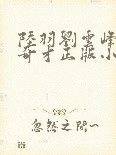 陆羽刘云峰鸿途奇才正版小说