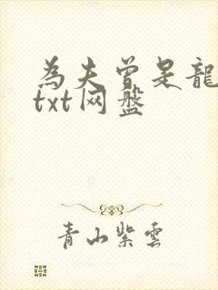 为夫曾是龙傲天txt网盘封面