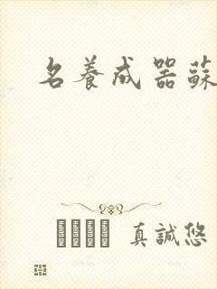 名养成器苏沫沫