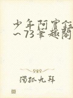 少年阿宾钰慧1～73笔趣阁txt