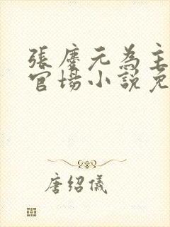 张庆元为主角的官场小说免费阅读