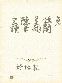 良陈美锦免费阅读笔趣阁