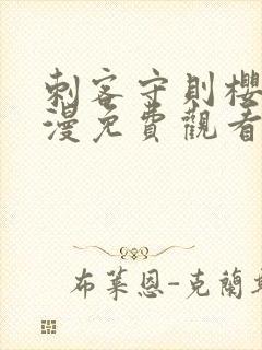 刺客守则樱花动漫免费观看