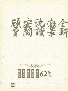 顾安沈澈全文免费阅读最新章节