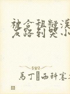 被合租糙汉汉室友路到哭小说封面