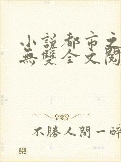 小说都市之国术无双全文阅读封面