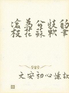 沧为公歧的清纯校花苏软笔趣阁