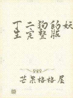 丁二狗的妖孽人生完整版封面